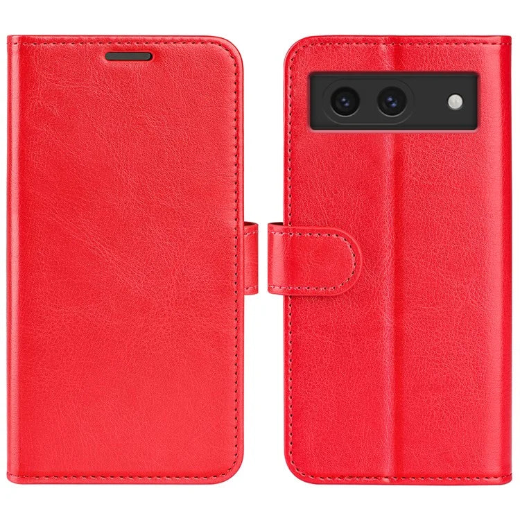 For Google Pixel 8a Case Anti-Dust Crazy Horse Texture Wallet Phone Case PU Leather Flip Cover