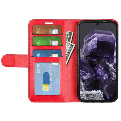 For Google Pixel 8a Case Anti-Dust Crazy Horse Texture Wallet Phone Case PU Leather Flip Cover