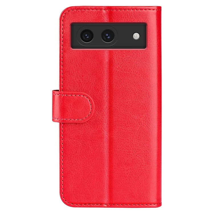 For Google Pixel 8a Case Anti-Dust Crazy Horse Texture Wallet Phone Case PU Leather Flip Cover