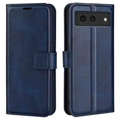 For Google Pixel 8a Wallet Phone Case Calf Texture PU Leather Protective Phone Cover