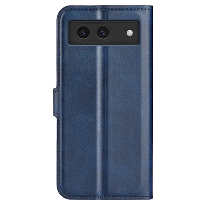 For Google Pixel 8a Wallet Phone Case Calf Texture PU Leather Protective Phone Cover
