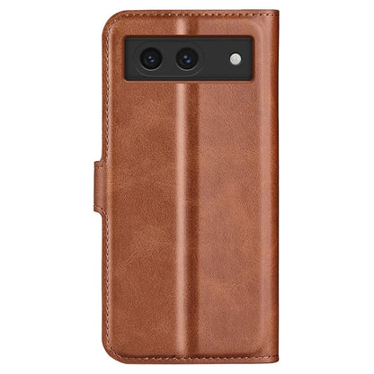 For Google Pixel 8a Wallet Phone Case Calf Texture PU Leather Protective Phone Cover