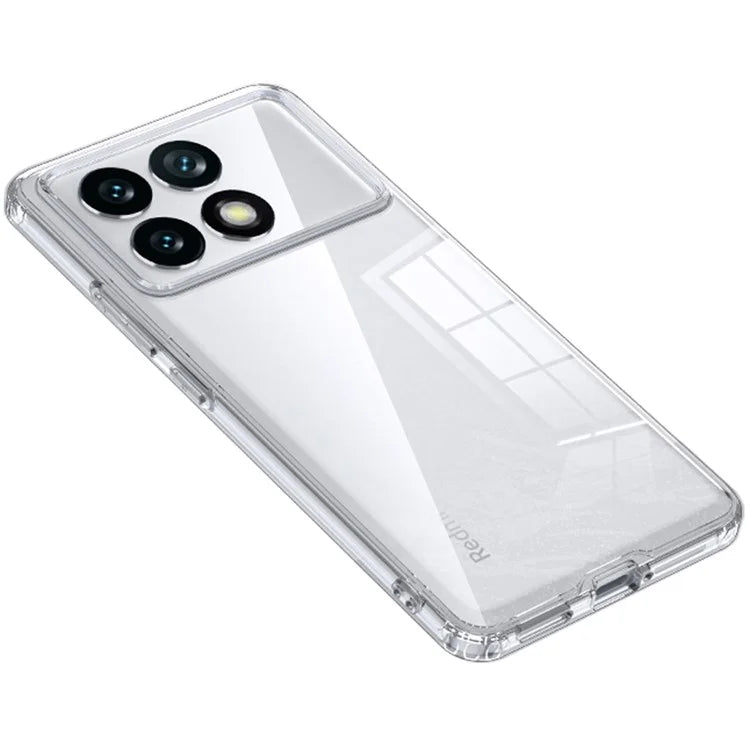 For Xiaomi Redmi K70E 5G / Poco X6 Pro 5G Case Reinforced Corner TPU + PC Phone Back Shell