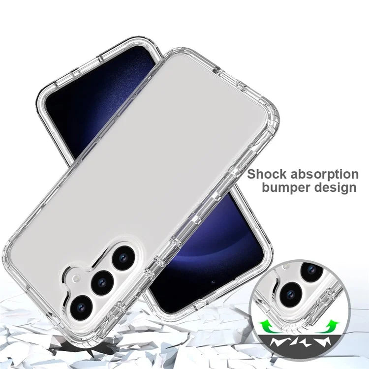 For Samsung Galaxy S24 Gradient Case Anti-Fall Corner Protection Phone Cover with PET Screen Film