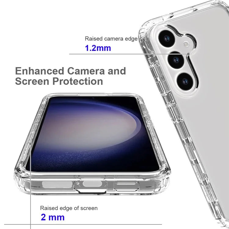 For Samsung Galaxy S24 Gradient Case Anti-Fall Corner Protection Phone Cover with PET Screen Film