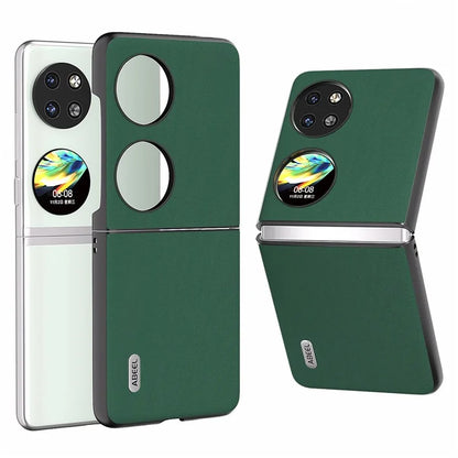 ABEEL For Huawei Pocket 2 Phone Case Genuine Cow Leather Soft Silky Feeling Cover