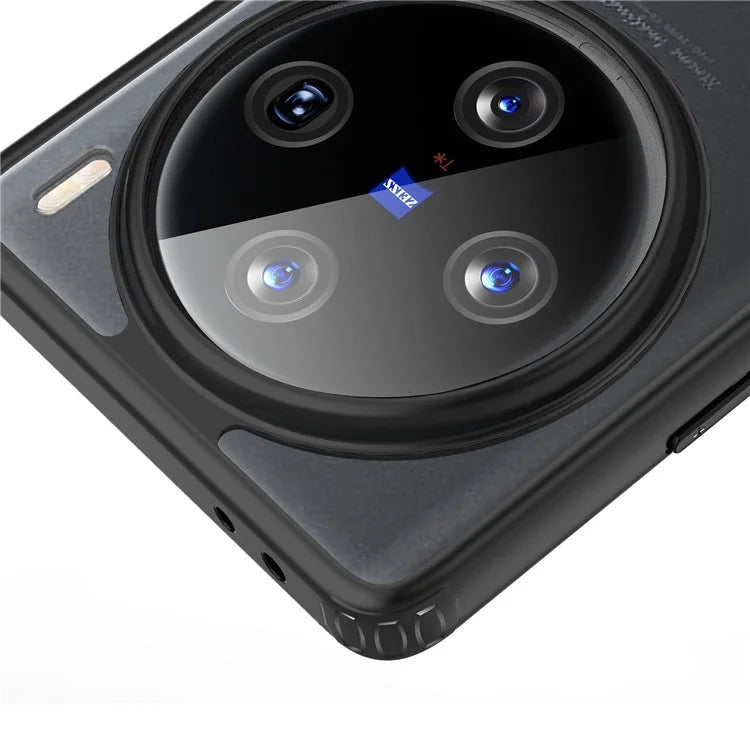 For vivo X100 Pro 5G Protective Case Hard PC+Soft TPU Shell Cover