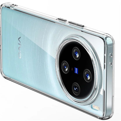 For vivo X100 Pro 5G Protective Case Hard PC+Soft TPU Shell Cover