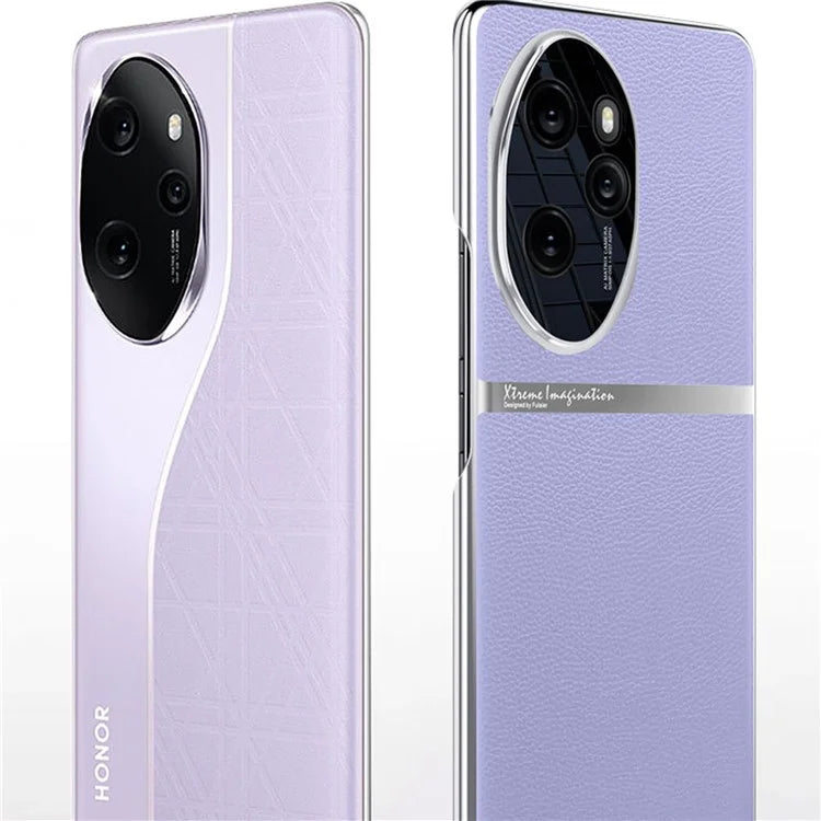 For Honor 100 5G Case PU Leather + Hard PC Protective Phone Cover
