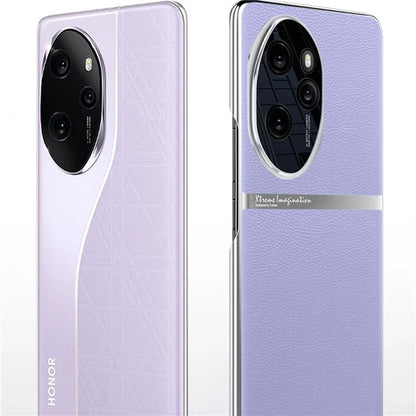 For Honor 100 5G Case PU Leather + Hard PC Protective Phone Cover