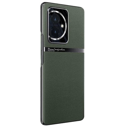 For Honor 100 5G Case PU Leather + Hard PC Protective Phone Cover