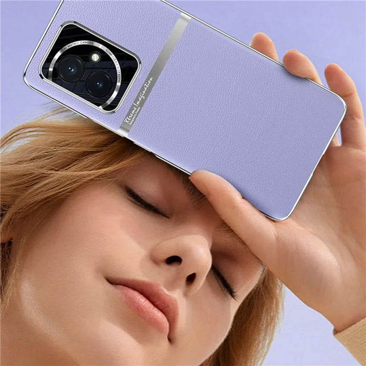For Honor 100 5G Case PU Leather + Hard PC Protective Phone Cover