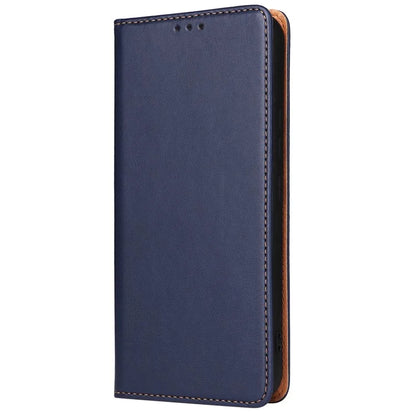 FIERRE SHANN For Samsung Galaxy S23 FE Magnetic Case PU Leather Shockproof Phone Protector