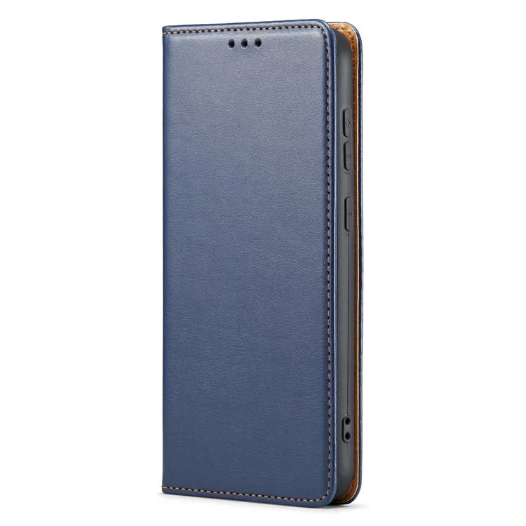 FIERRE SHANN For Samsung Galaxy S24 Case PU Leather Wallet Phone Guard Cover
