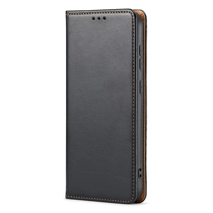 FIERRE SHANN For Samsung Galaxy S24 Case PU Leather Wallet Phone Guard Cover