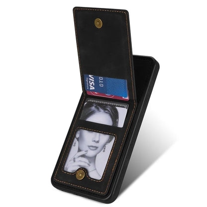 N.BEKUS For Samsung Galaxy S24+ RFID Blocking Design Cover Card Holder Kickstand Phone Case