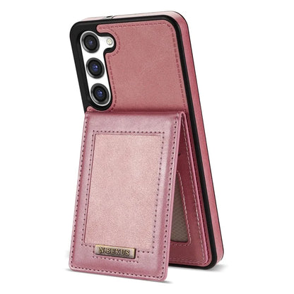 N.BEKUS For Samsung Galaxy S24+ RFID Blocking Design Cover Card Holder Kickstand Phone Case