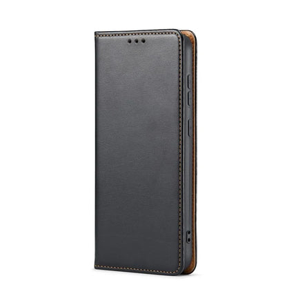 FIERRE SHANN For Samsung Galaxy S24+ Magnetic Case PU Leather+TPU Smart Phone Protector