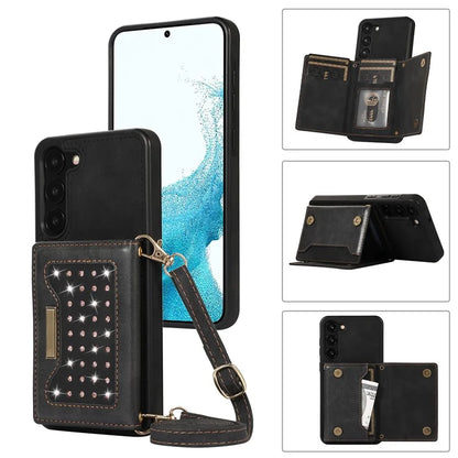 For Samsung Galaxy S24+ Case Wallet RFID Blocking Phone Kickstand Cover