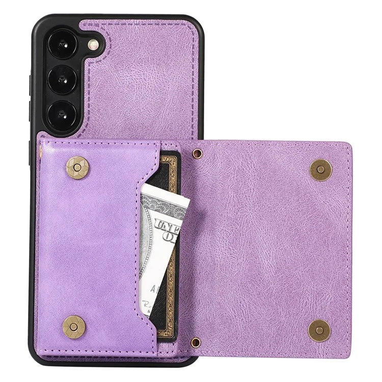 For Samsung Galaxy S24+ Case Wallet RFID Blocking Phone Kickstand Cover