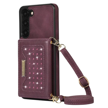 For Samsung Galaxy S24+ Case Wallet RFID Blocking Phone Kickstand Cover