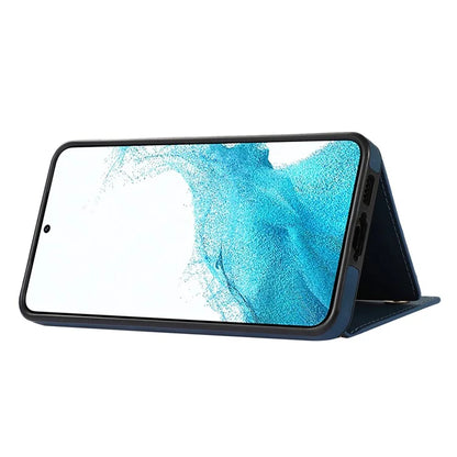 For Samsung Galaxy S24+ Case Wallet RFID Blocking Phone Kickstand Cover