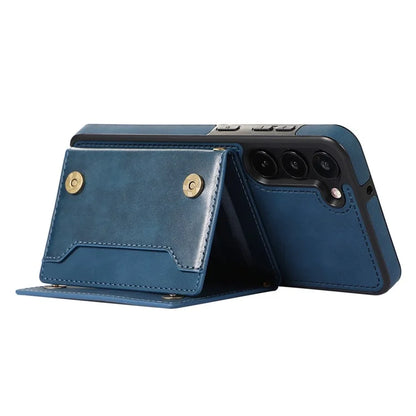 For Samsung Galaxy S24+ Case Wallet RFID Blocking Phone Kickstand Cover