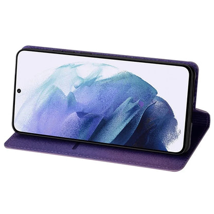 For Samsung Galaxy S24+ Case Card Holder Glittery Leather Stand Cover