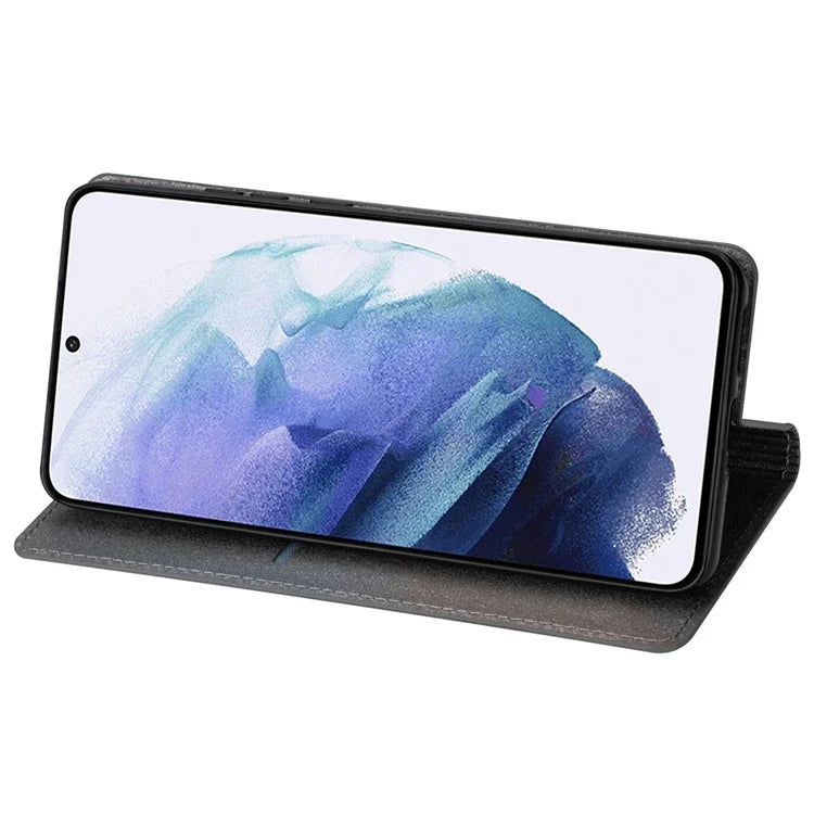 For Samsung Galaxy S24+ Case Card Holder Glittery Leather Stand Cover