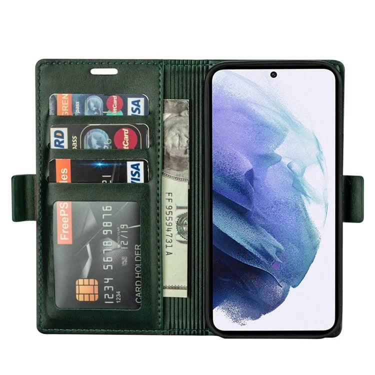 N.BEKUS For Samsung Galaxy S24+ Leather Case Solid Color Phone Cover