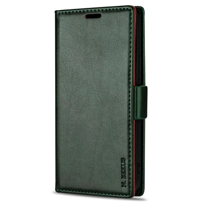 N.BEKUS For Samsung Galaxy S24+ Leather Case Solid Color Phone Cover