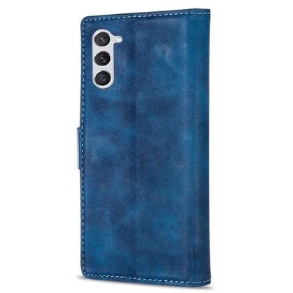 N.BEKUS For Samsung Galaxy S24+ Leather Case Solid Color Phone Cover