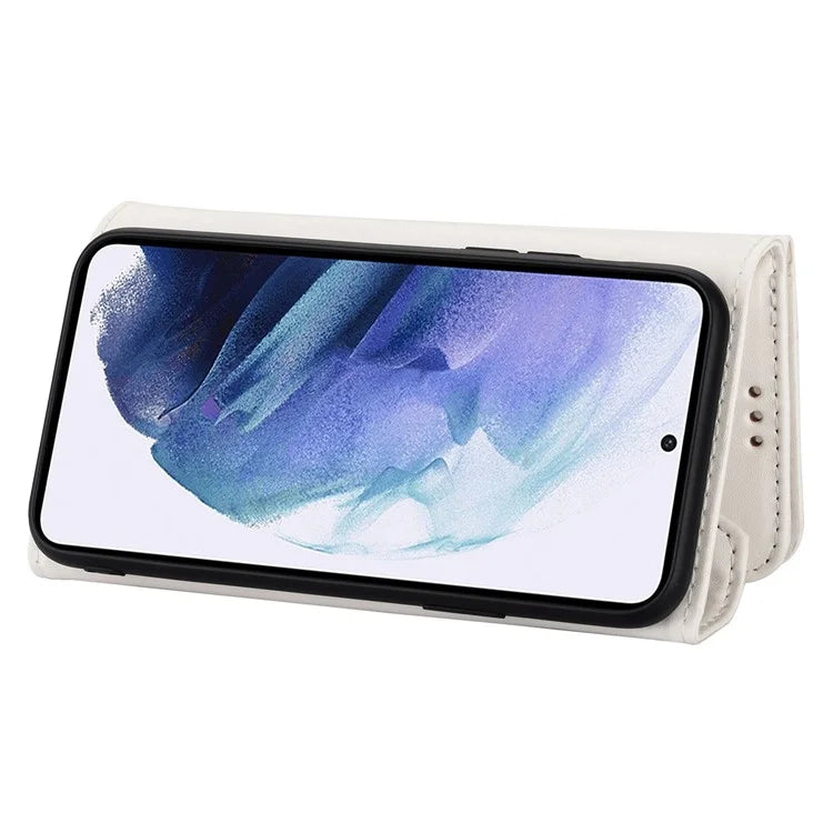 N.BEKUS For Samsung Galaxy S24 Ultra Wallet Cell Phone Cases with Short + Long Strap