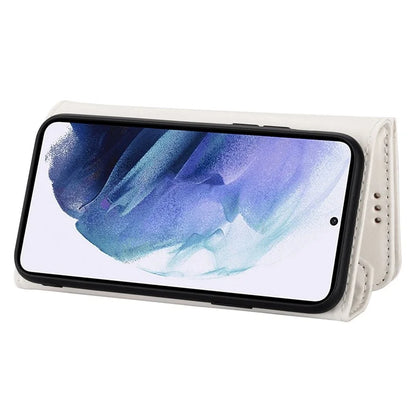 N.BEKUS For Samsung Galaxy S24 Ultra Wallet Cell Phone Cases with Short + Long Strap