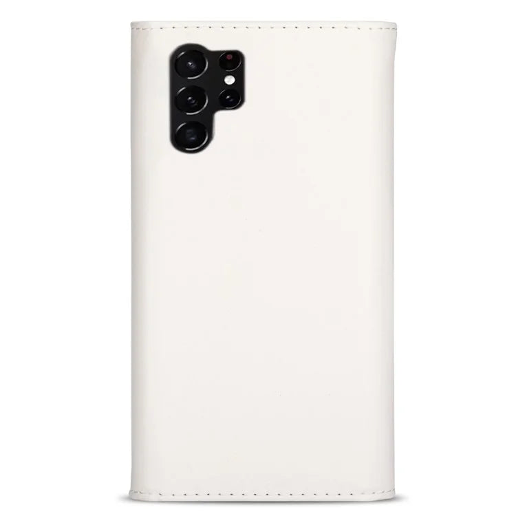 N.BEKUS For Samsung Galaxy S24 Ultra Wallet Cell Phone Cases with Short + Long Strap