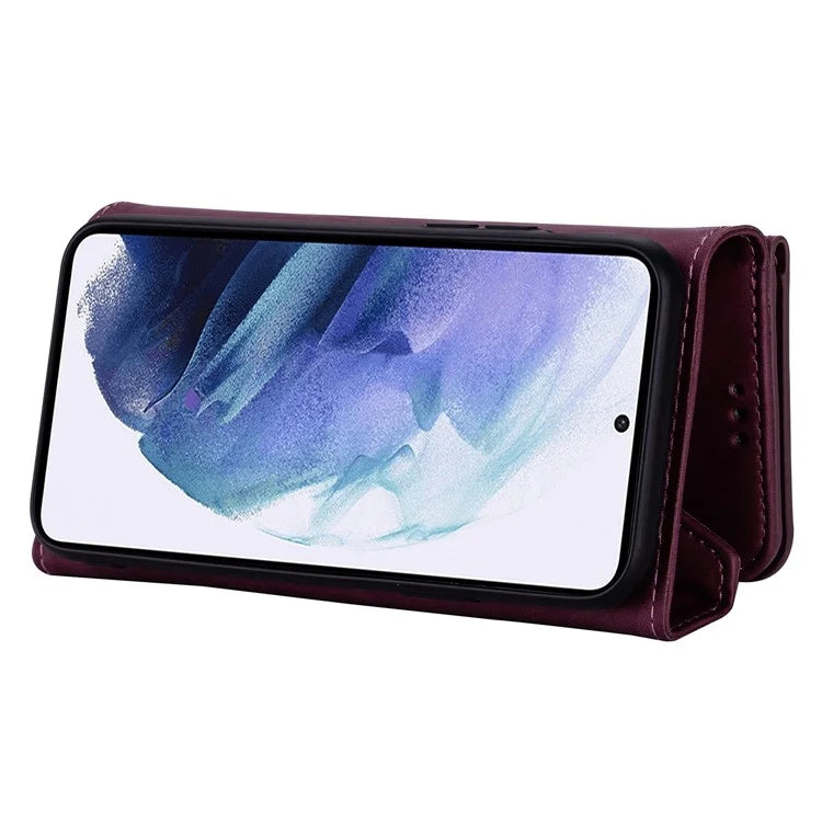 N.BEKUS For Samsung Galaxy S24 Ultra Wallet Cell Phone Cases with Short + Long Strap