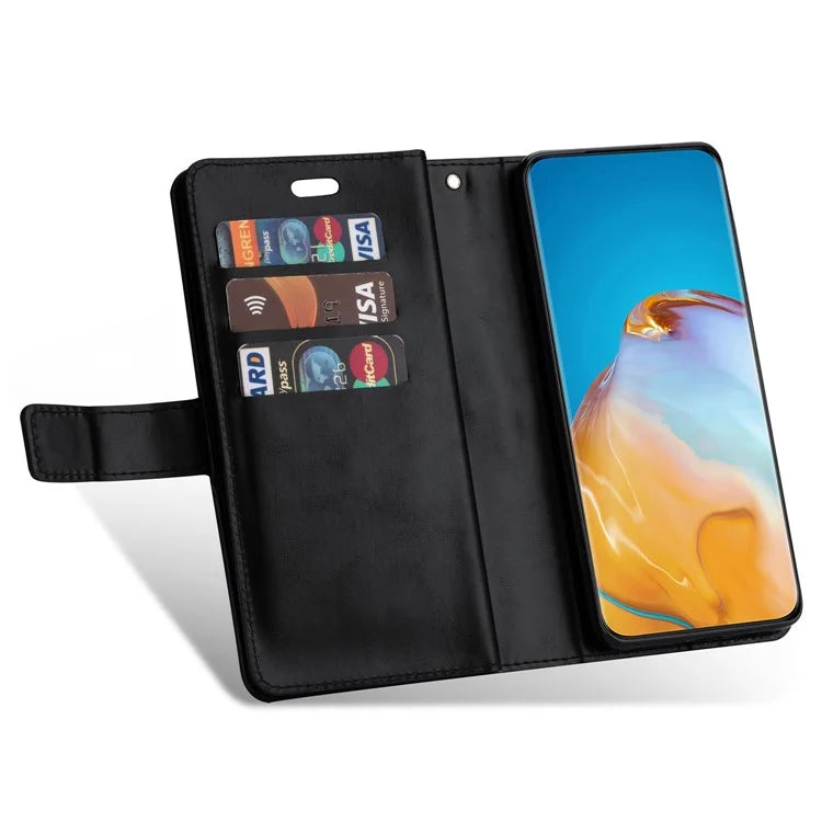 For Samsung Galaxy S24 Case Zipper Pocket Multifunctional Leather Phone Cover