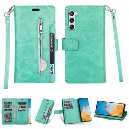 For Samsung Galaxy S24 Case Zipper Pocket Multifunctional Leather Phone Cover