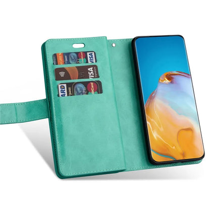 For Samsung Galaxy S24 Case Zipper Pocket Multifunctional Leather Phone Cover