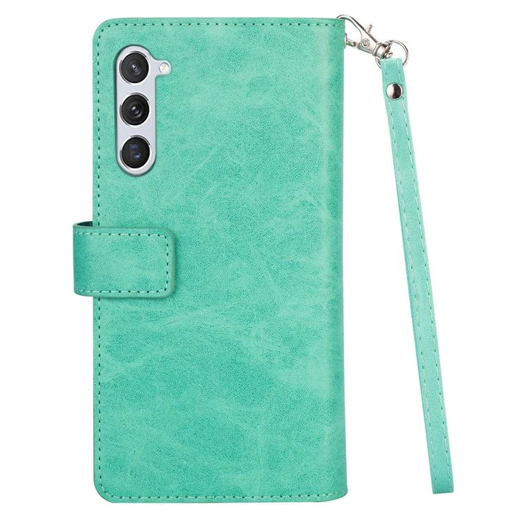 For Samsung Galaxy S24 Case Zipper Pocket Multifunctional Leather Phone Cover