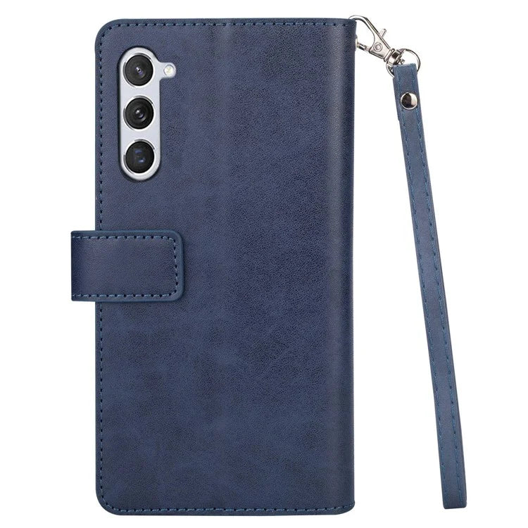 For Samsung Galaxy S24 Case Zipper Pocket Multifunctional Leather Phone Cover