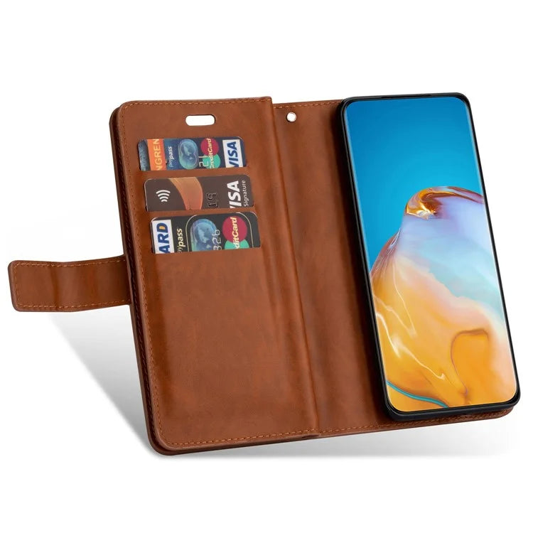 For Samsung Galaxy S24 Case Zipper Pocket Multifunctional Leather Phone Cover