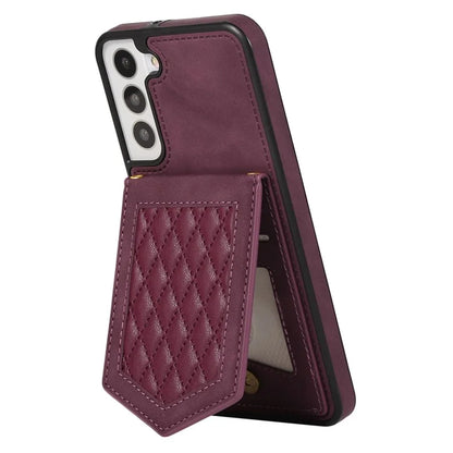 For Samsung Galaxy S24+ Phone Case RFID Blocking Hidden Mirror Cover with Shoulder Strap