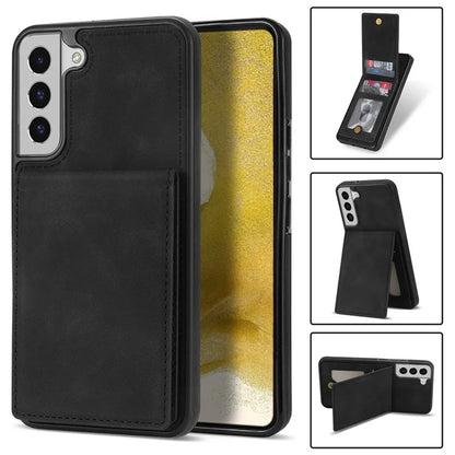 For Samsung Galaxy S24 Card Slots Phone Case RFID Blocking Leather Cover