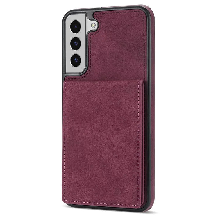 For Samsung Galaxy S24 Card Slots Phone Case RFID Blocking Leather Cover