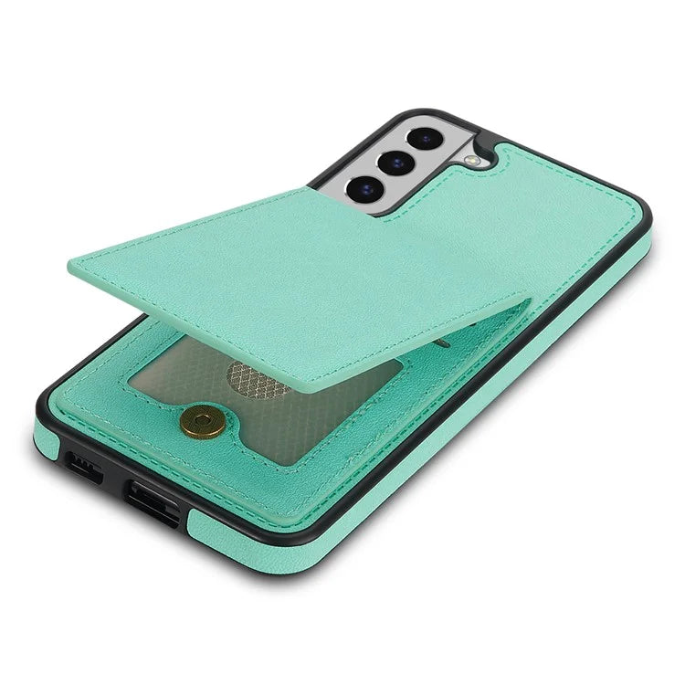 For Samsung Galaxy S24 Card Slots Phone Case RFID Blocking Leather Cover