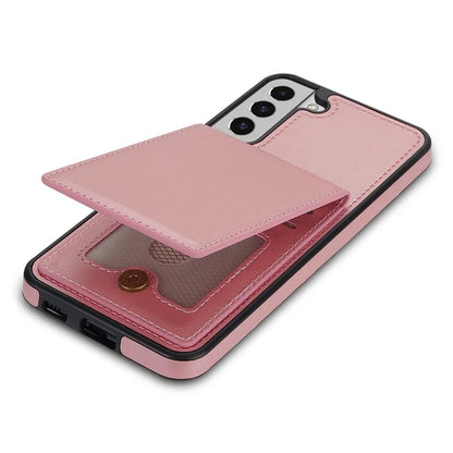 For Samsung Galaxy S24 Card Slots Phone Case RFID Blocking Leather Cover