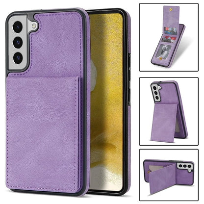 For Samsung Galaxy S24 Card Slots Phone Case RFID Blocking Leather Cover
