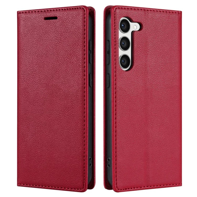 BKS-001 For Samsung Galaxy S24+ Case Anti-drop PU Leather Stand Card Holder Smart Phone Cover