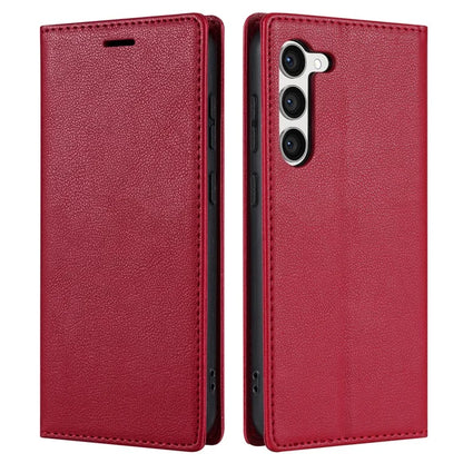 BKS-001 For Samsung Galaxy S24+ Case Anti-drop PU Leather Stand Card Holder Smart Phone Cover